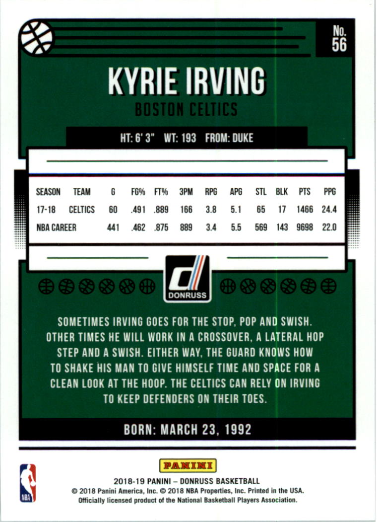 2018-19 Donruss Basketball Card Pick (Base)