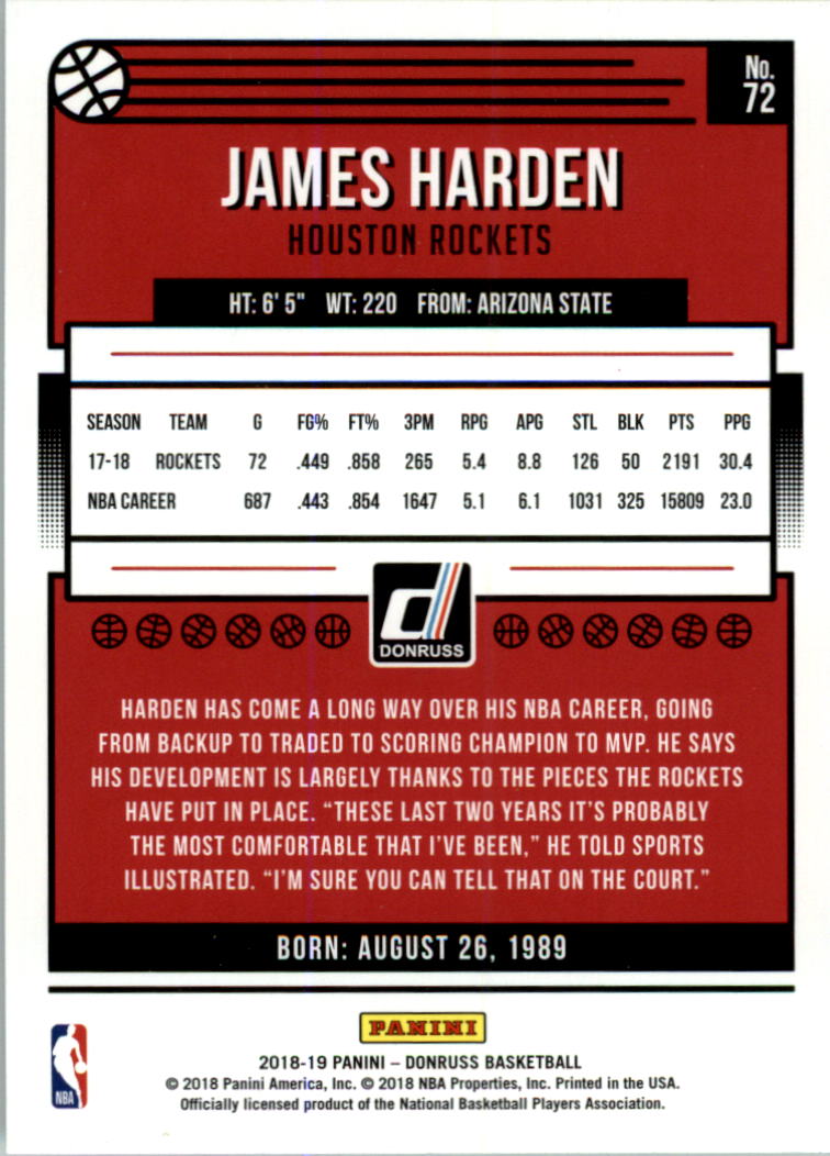 2018-19 Donruss Basketball Card Pick (Base)