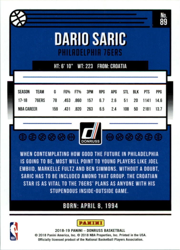 2018-19 Donruss Basketball Card Pick (Base)