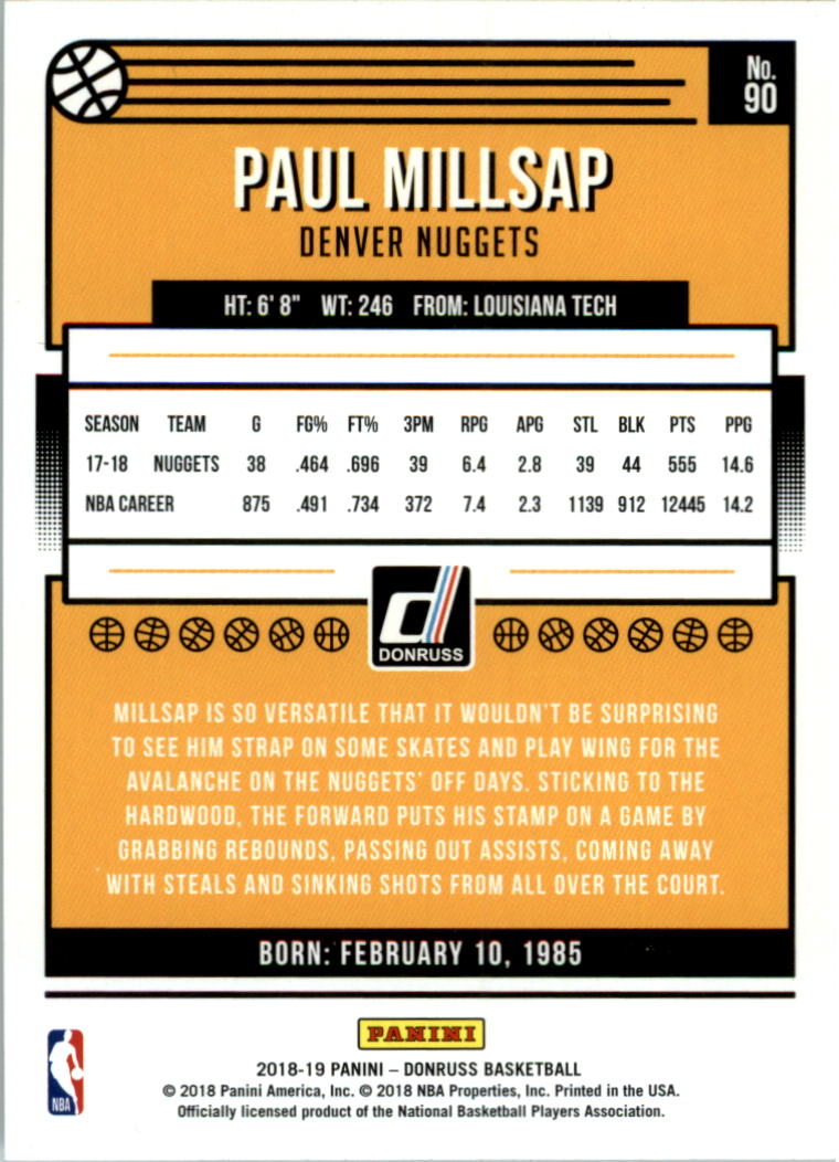 2018-19 Donruss Basketball Card Pick (Base)