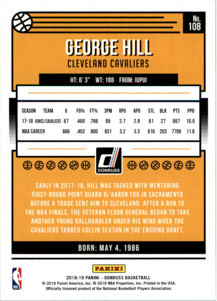 2018-19 Donruss Basketball Card Pick (Base) - Picture 213 of 388