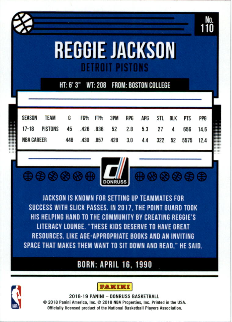 2018-19 Donruss Basketball Card Pick (Base) - Picture 217 of 388