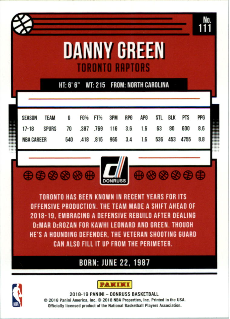 2018-19 Donruss Basketball Card Pick (Base) - Picture 219 of 388