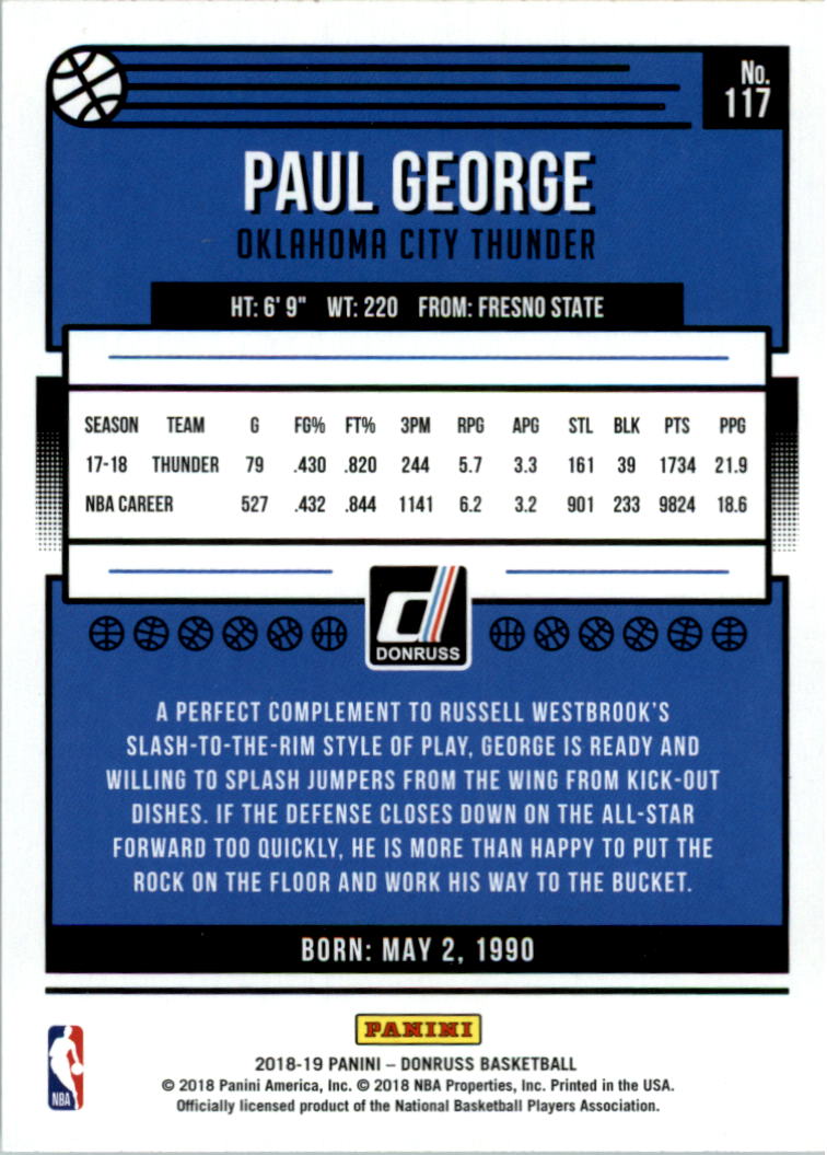 2018-19 Donruss Basketball Card Pick (Base) - Picture 231 of 388
