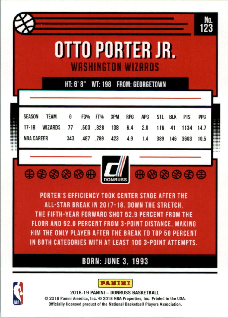 2018-19 Donruss Basketball Card Pick (Base) - Picture 243 of 388