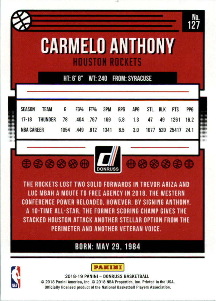 2018-19 Donruss Basketball Card Pick (Base) - Picture 251 of 388
