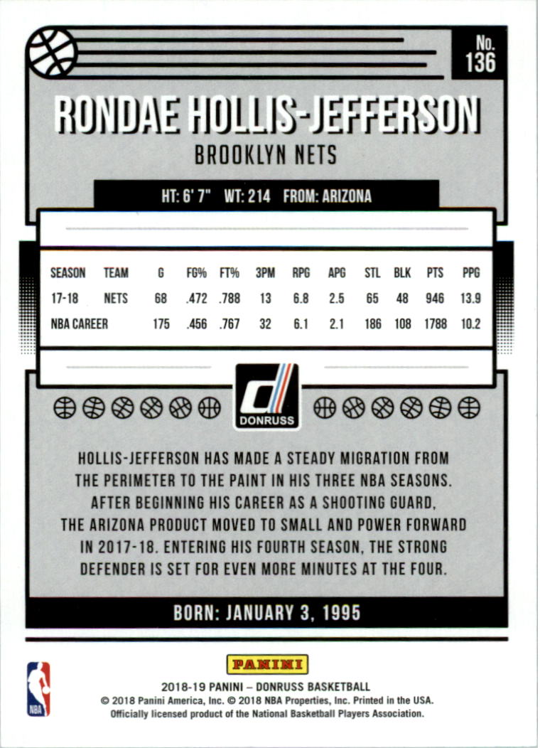2018-19 Donruss Basketball Card Pick (Base) - Picture 269 of 388