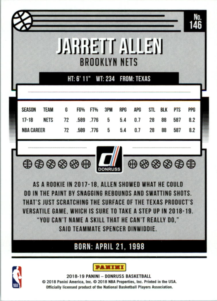 2018-19 Donruss Basketball Card Pick (Base) - Picture 289 of 388