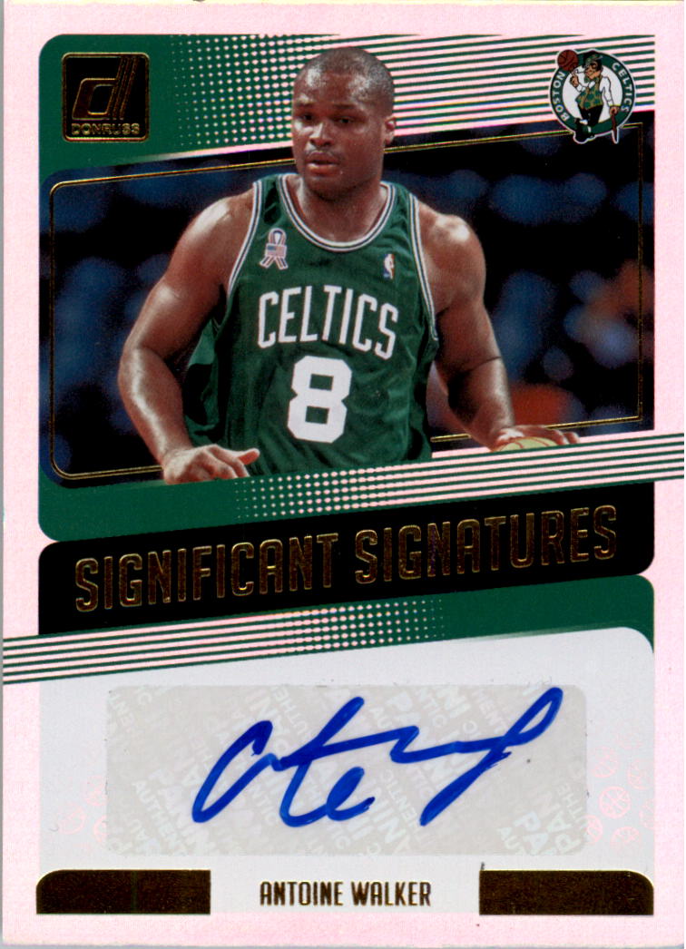 2018-19 Donruss Significant Signatures #2 Antoine Walker - NM-MT, image size:756x1046