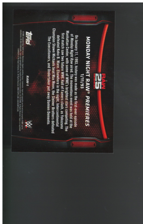 A6468- 2018 Topps Wwe Then Jetzt Forever Versch. Karten -du Pick- 15 + US Freier - Bild 5 von 5