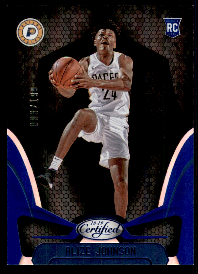 2018-19 Certified Mirror Blue #197 Alize Johnson /199 | eBay