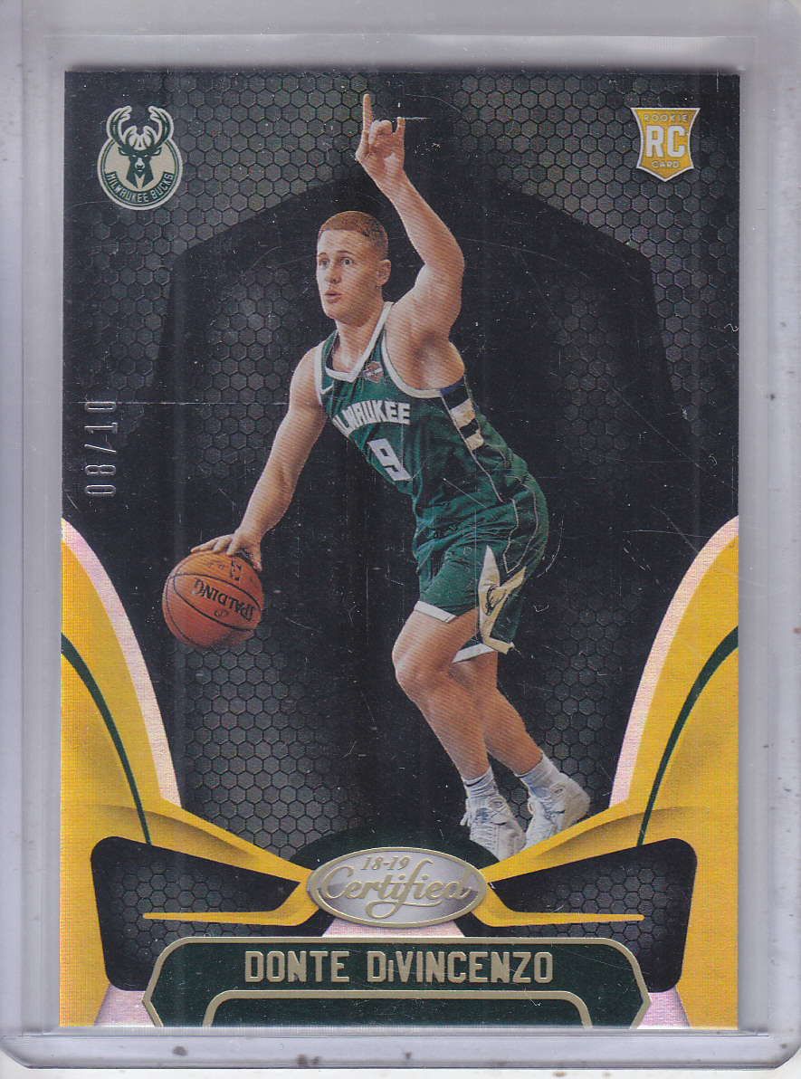 2018-19 Certified Mirror Gold #167 Donte DiVincenzo