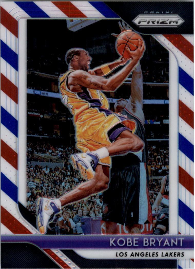 Online 2018-19 Panini Prizm Red White and Blue Prizms KOBE BRYANT!!