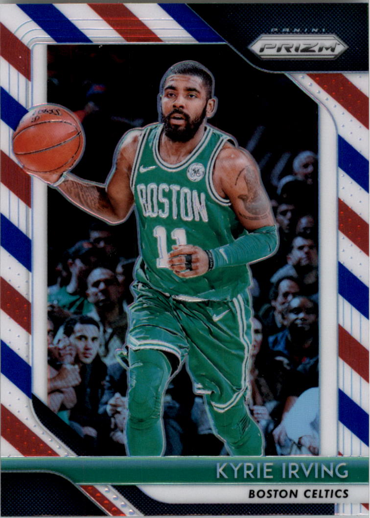 2018-19 Panini Prizm Prizms Red White and Blue #98 Kyrie Irving