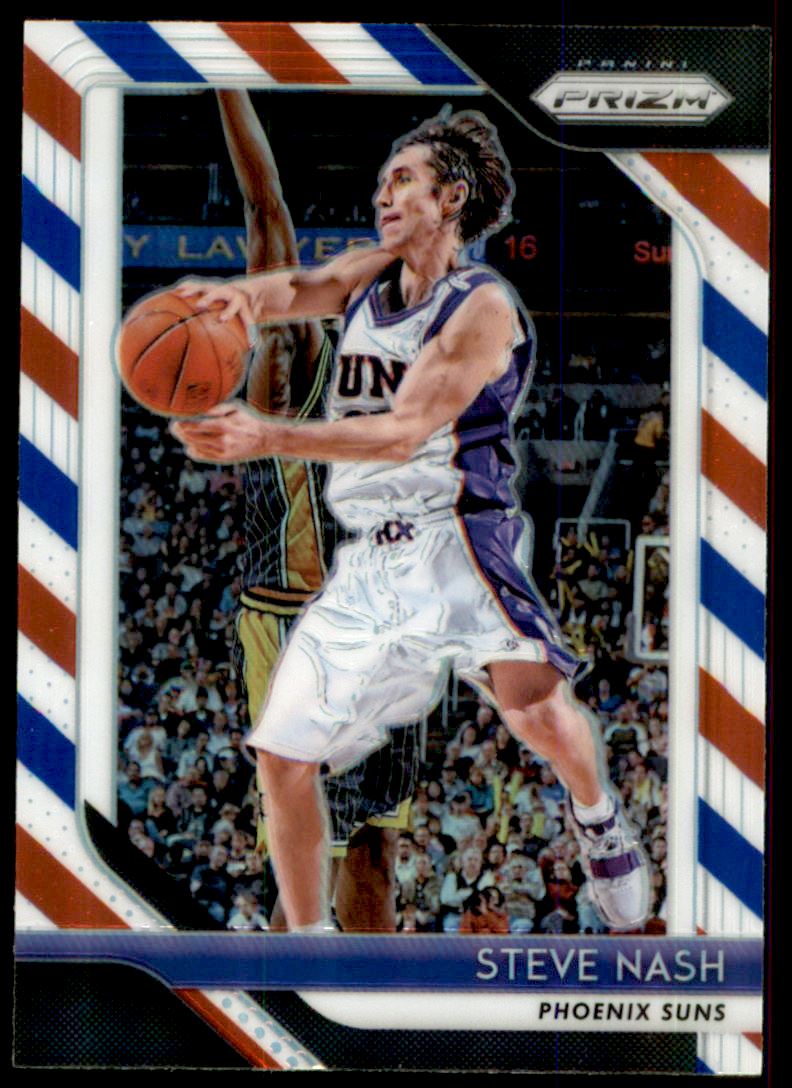 2018-19 Panini Prizm Prizms Red White and Blue #155 Steve Nash