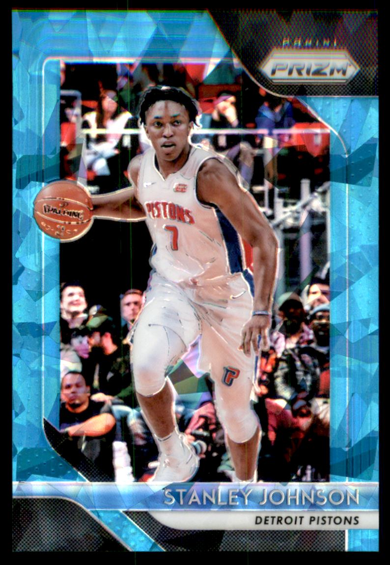 2018-19 Panini Prizm Prizms Blue Ice #162 Stanley Johnson