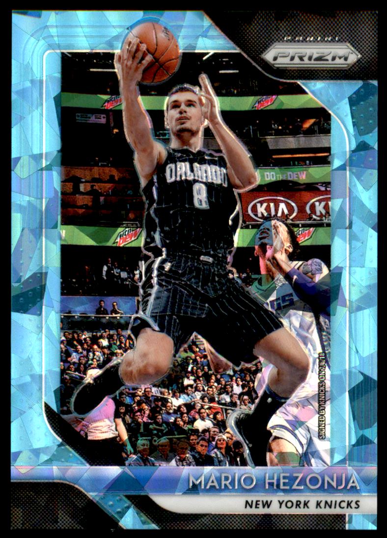 2018-19 Panini Prizm Prizms Blue Ice #257 Mario Hezonja