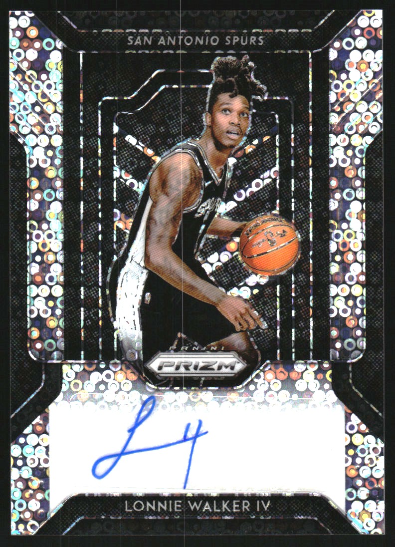 2018-19 Panini Prizm Fast Break Rookie Autographs #18 Lonnie Walker IV
