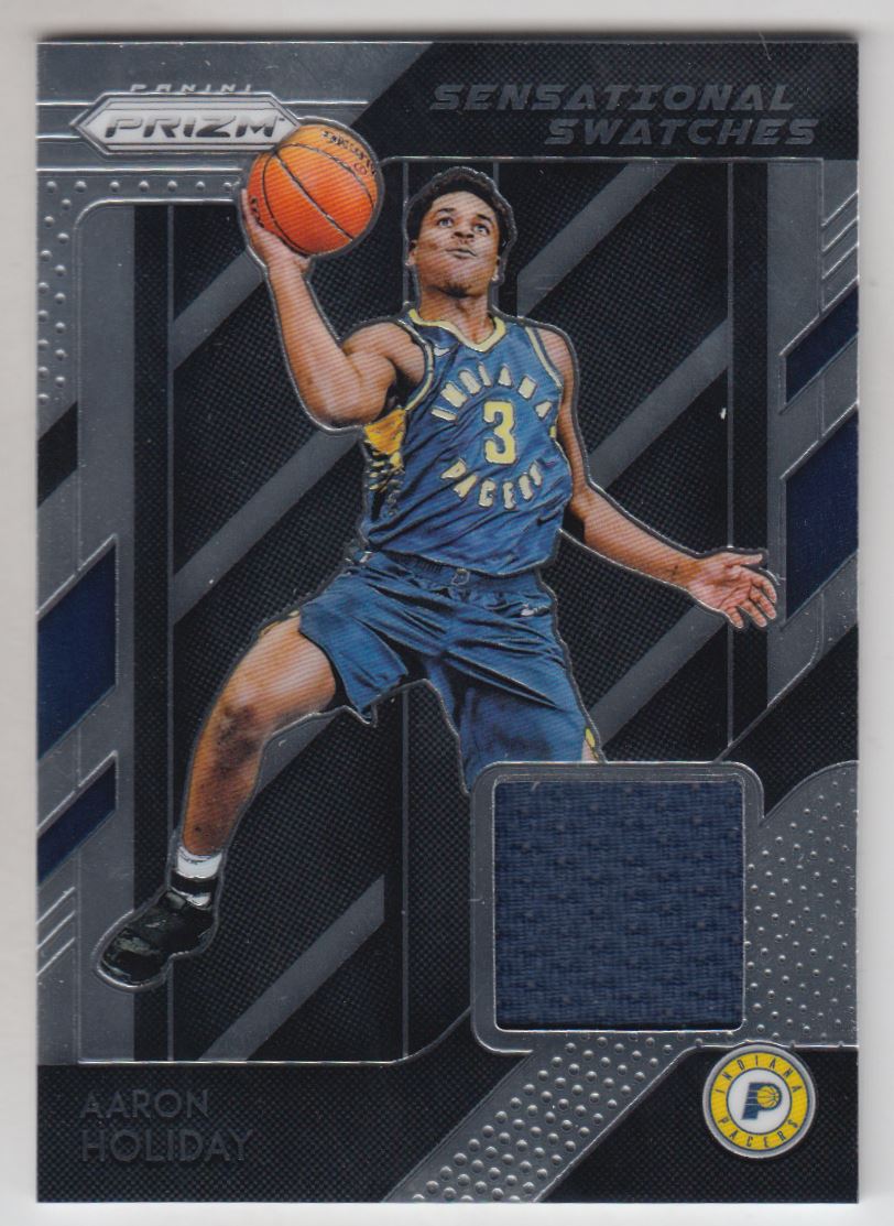 2018-19 Panini Prizm Sensational Swatches #61 Aaron Holiday