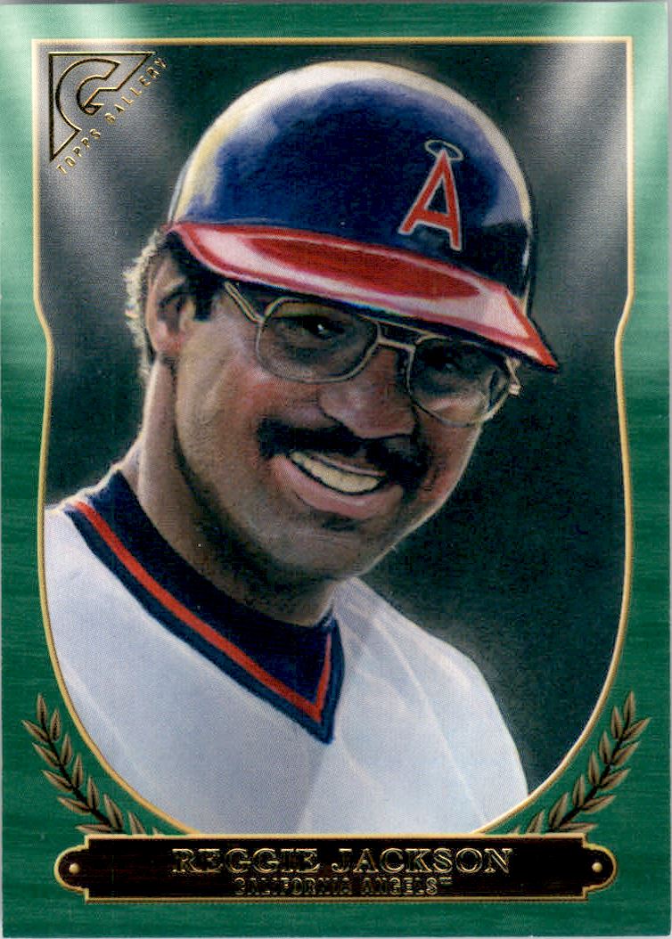 2018 Topps Gallery Hall of Fame Green #HOF6 Reggie Jackson