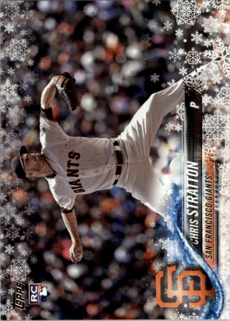 2018 Topps Walmart Holiday Snowflake #HMW4 Chris Stratton RC