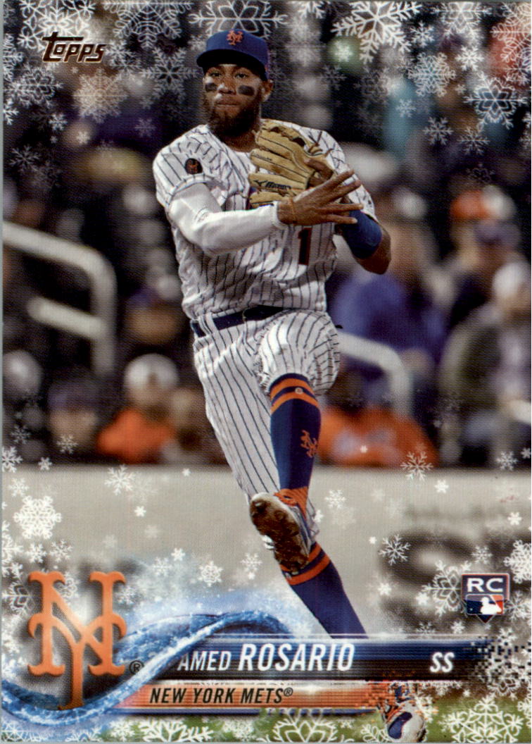 2018 Topps Walmart Holiday Snowflake Baseball Card Pick (Base)