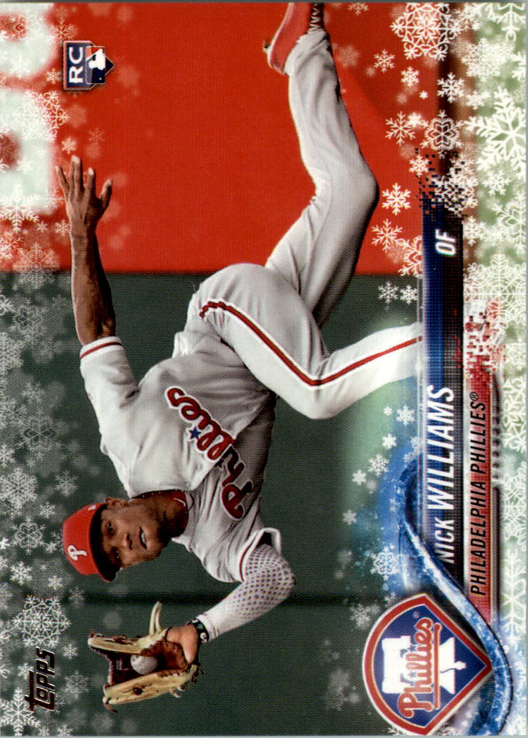 2018 Topps Walmart Holiday Snowflake Baseball Card Pick (Base)