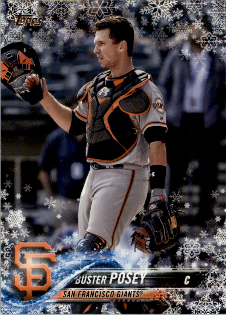 2018 Topps Walmart Holiday Snowflake Baseball Card Pick (Base)