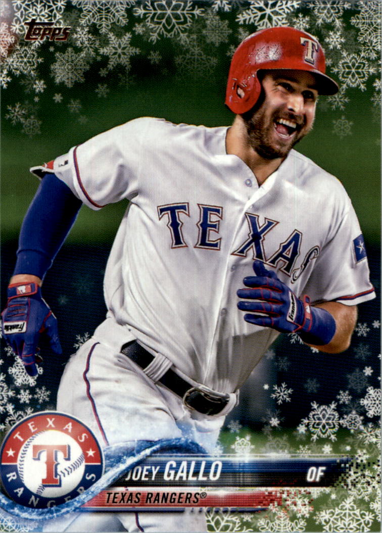 2018 Topps Walmart Holiday Snowflake Baseball Card Pick (Base)