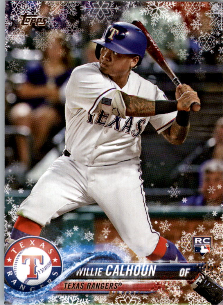 2018 Topps Walmart Holiday Snowflake Baseball Card Pick (Base)