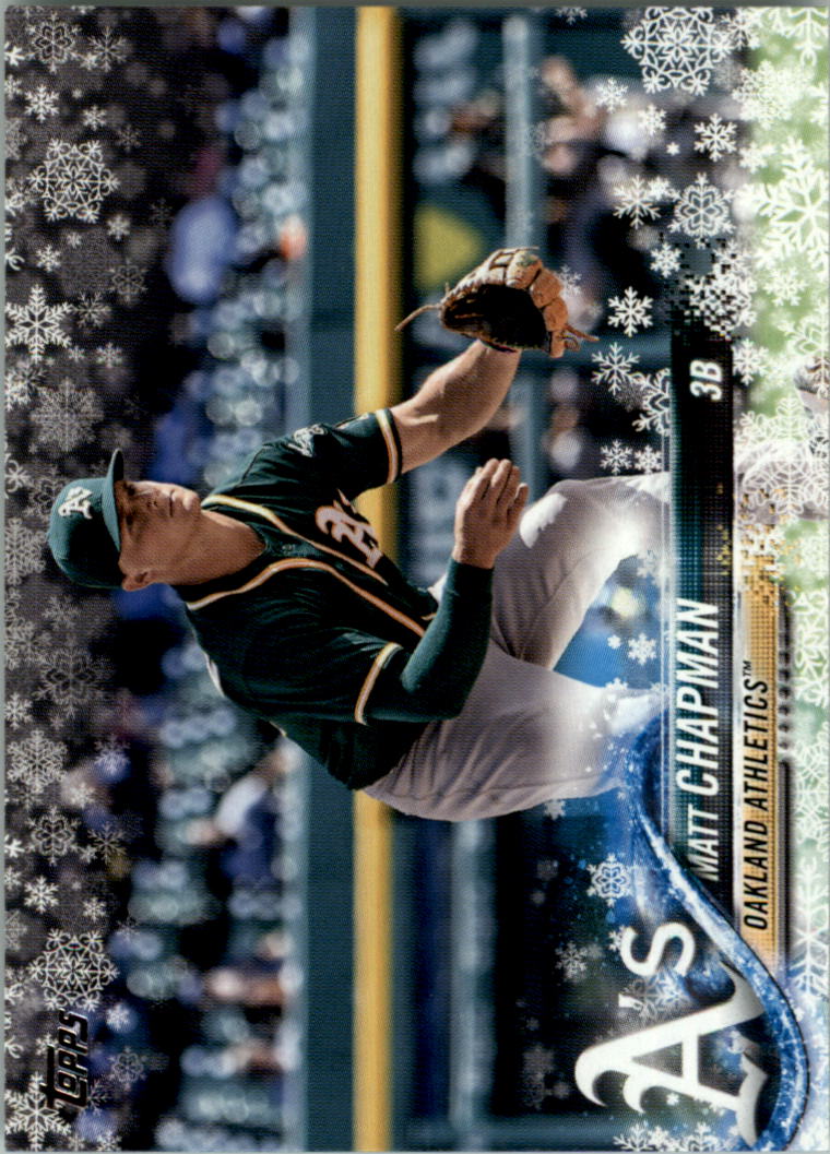 2018 Topps Walmart Holiday Snowflake Baseball Card Pick (Base)