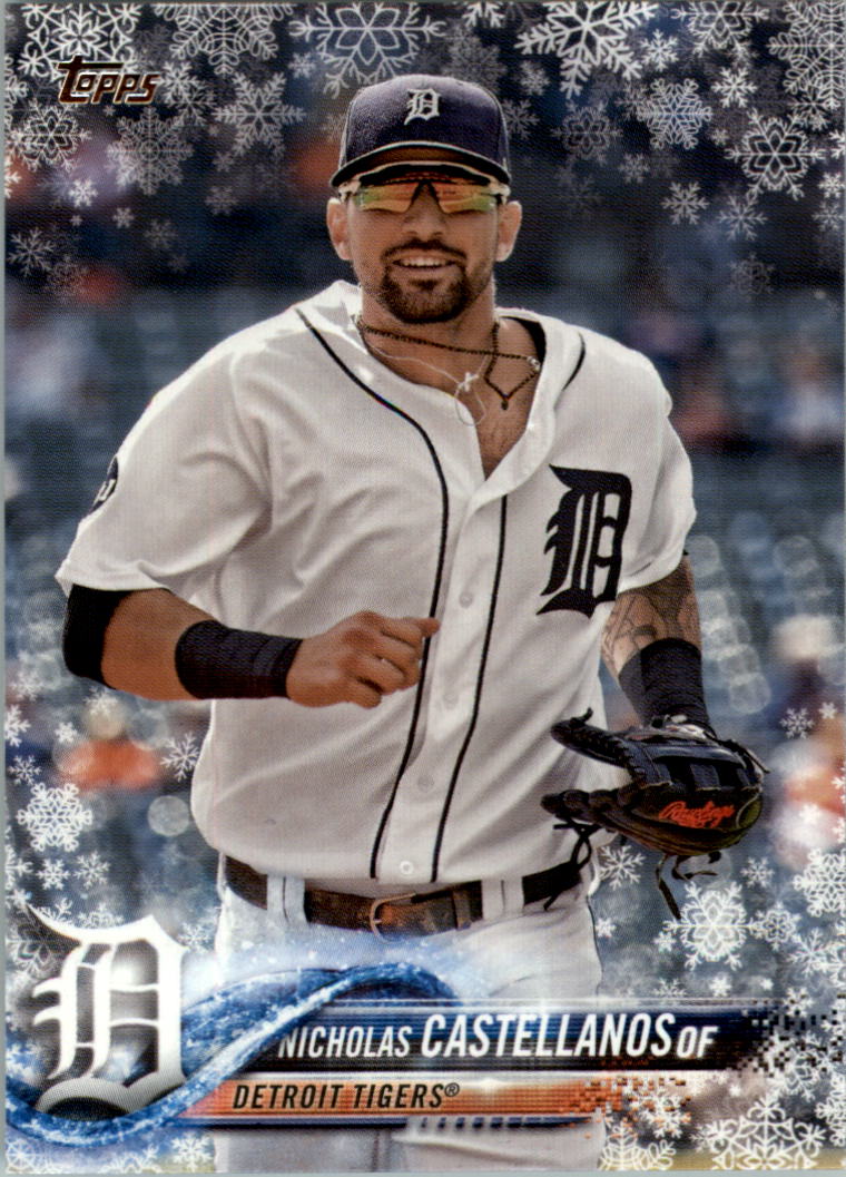 2018 Topps Walmart Holiday Snowflake Baseball Card Pick (Base)