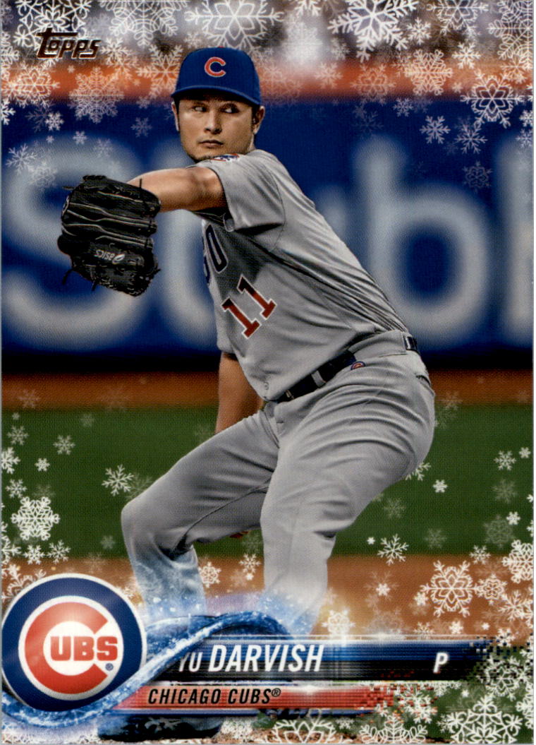 2018 Topps Walmart Holiday Snowflake Baseball Card Pick (Base)