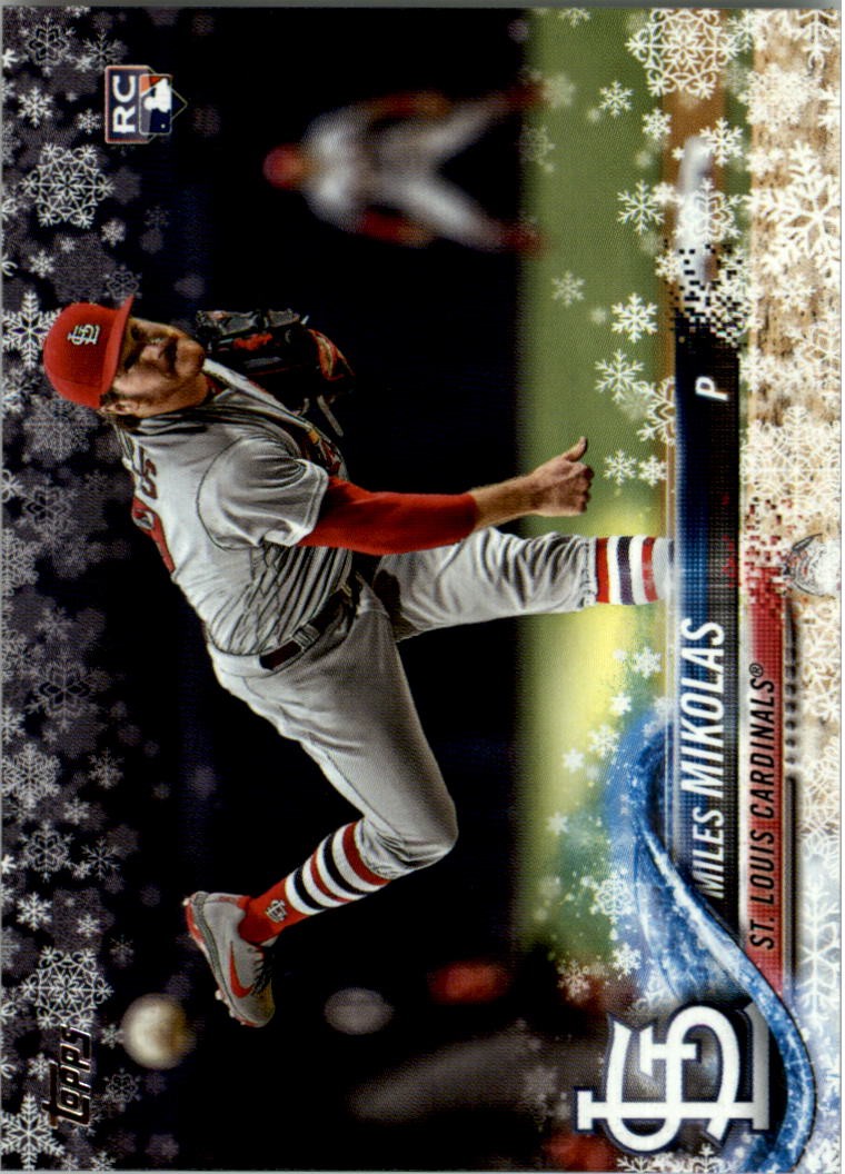 2018 Topps Walmart Holiday Snowflake Baseball Card Pick (Base)