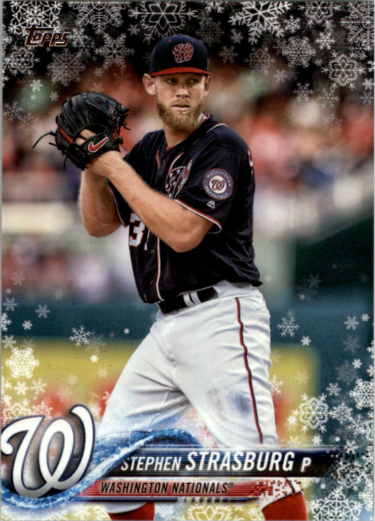 2018 Topps Walmart Holiday Snowflake Baseball Card Pick (Base)