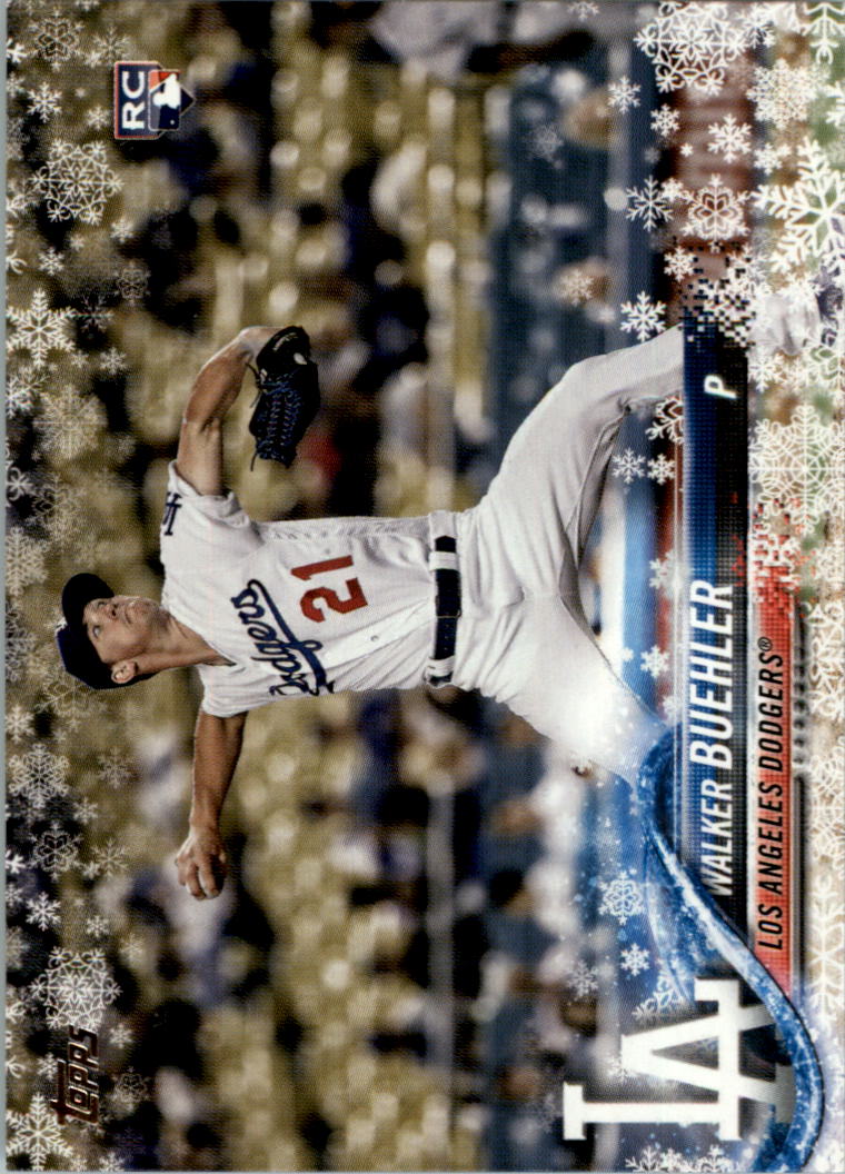 2018 Topps Walmart Holiday Snowflake Baseball Card Pick (Base)