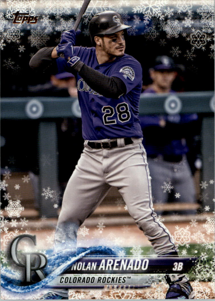 2018 Topps Walmart Holiday Snowflake Baseball Card Pick (Base)