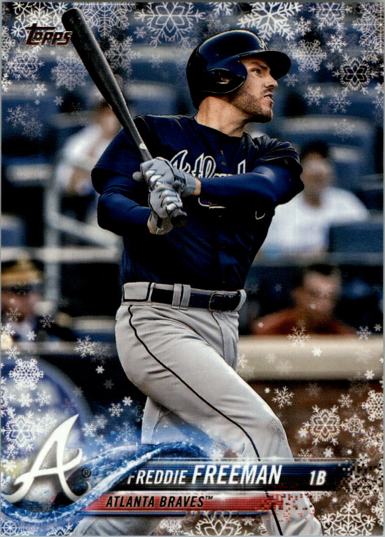 2018 Topps Walmart Holiday Snowflake Baseball Card Pick (Base)