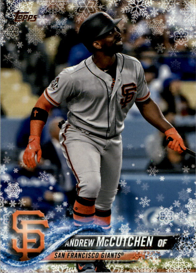 2018 Topps Walmart Holiday Snowflake Baseball Card Pick (Base)