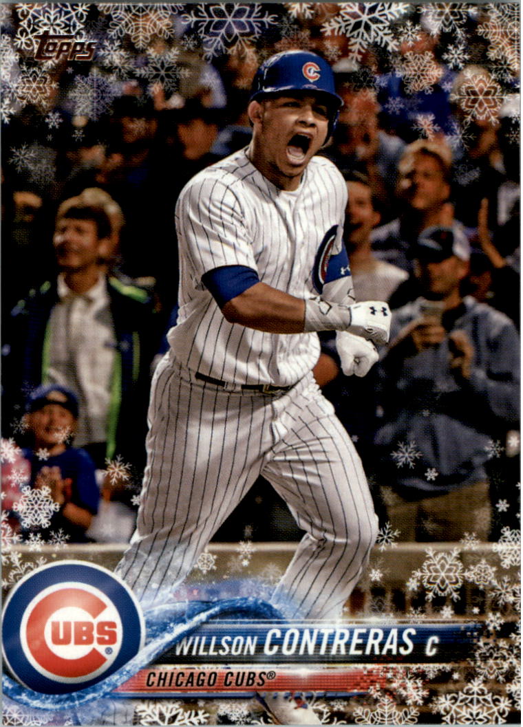 2018 Topps Walmart Holiday Snowflake Baseball Card Pick (Base)