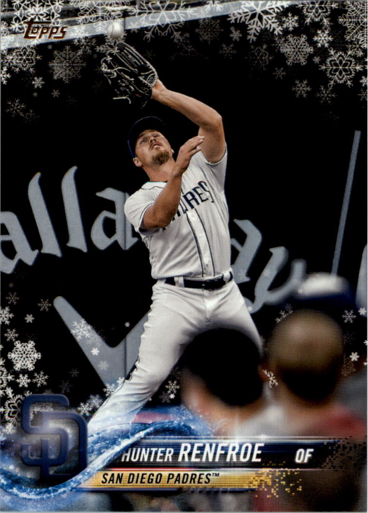 2018 Topps Walmart Holiday Snowflake Baseball Card Pick (Base)