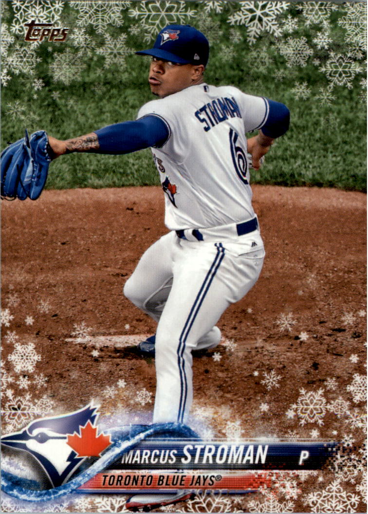 2018 Topps Walmart Holiday Snowflake Baseball Card Pick (Base)