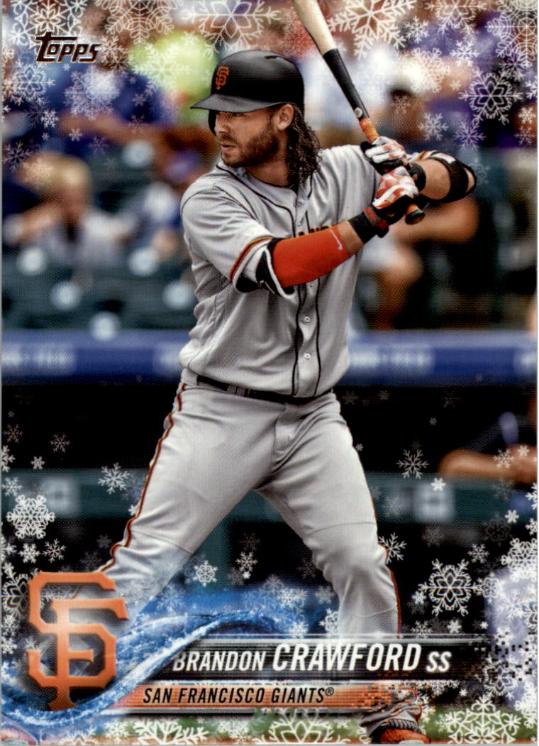 2018 Topps Walmart Holiday Snowflake Baseball Card Pick (Base)