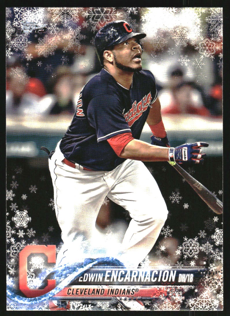 2018 Topps Walmart Holiday Snowflake Metallic #HMW3 Edwin Encarnacion