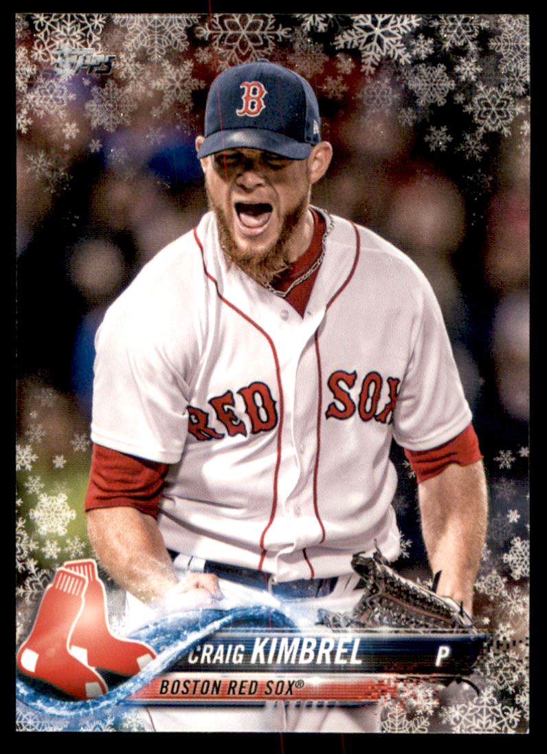 2018 Topps Walmart Holiday Snowflake Metallic #HMW13 Craig Kimbrel