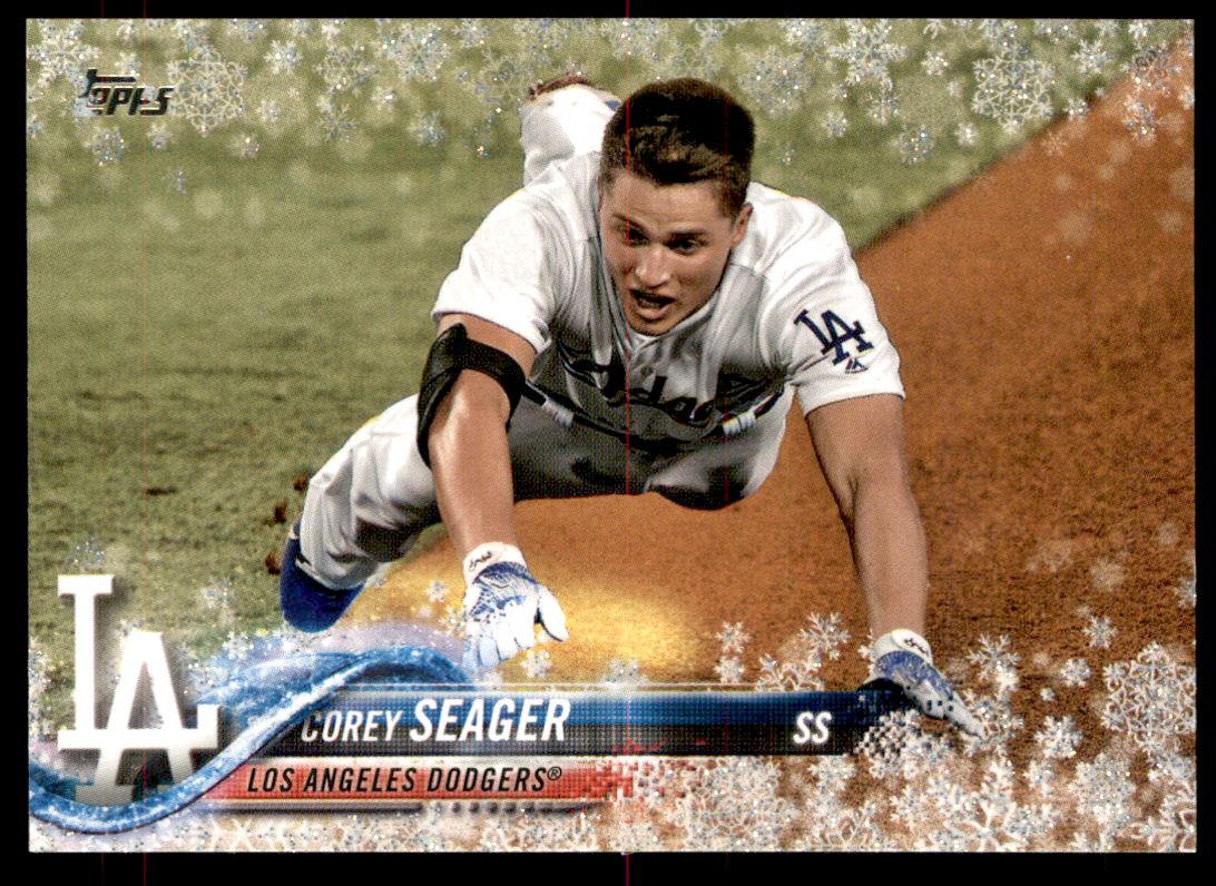 2018 Topps Walmart Holiday Snowflake Metallic #HMW30 Corey Seager
