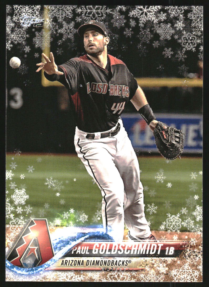 2018 Topps Walmart Holiday Snowflake Metallic #HMW77 Paul Goldschmidt