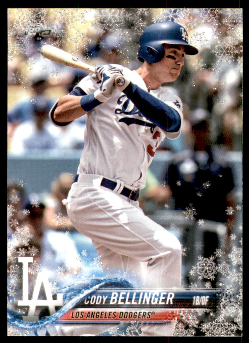 2018 Topps Walmart Holiday Snowflake Metallic #HMW125 Cody Bellinger