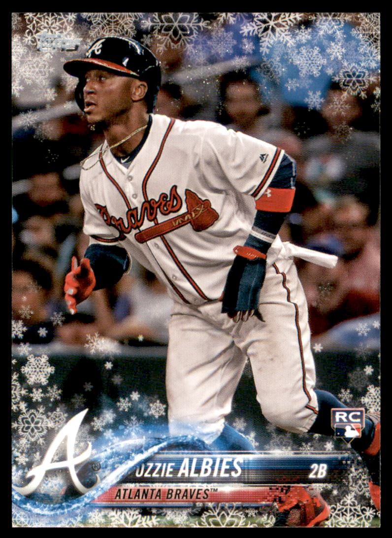 2018 Topps Walmart Holiday Snowflake Metallic #HMW140 Ozzie Albies
