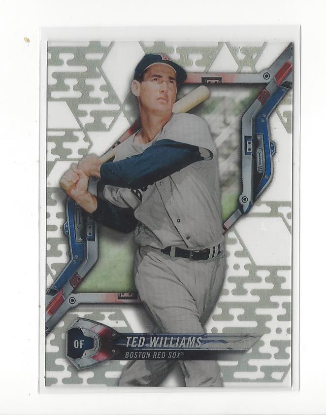 2018 Topps High Tek Diamond Grid #HTTW Ted Williams A